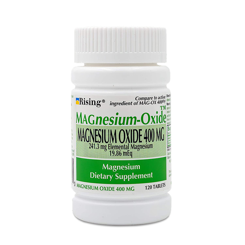 MAGnesium Oxide 400mg Elemental Magnesium Dietary Supplement 100