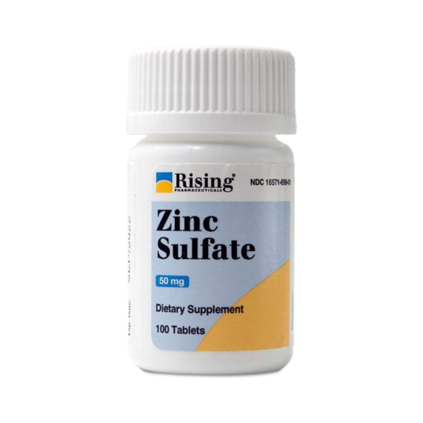 Zinc Sulfate 50MG (Zinc Sulfate Monohydrate Equivalent to 220MG Zinc