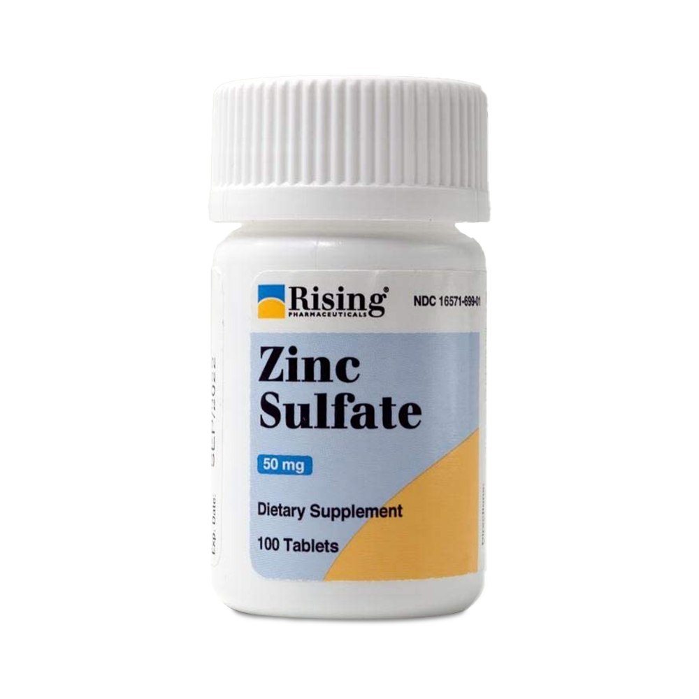Zinc Sulfate 50MG (Zinc Sulfate Monohydrate Equivalent to 220MG Zinc